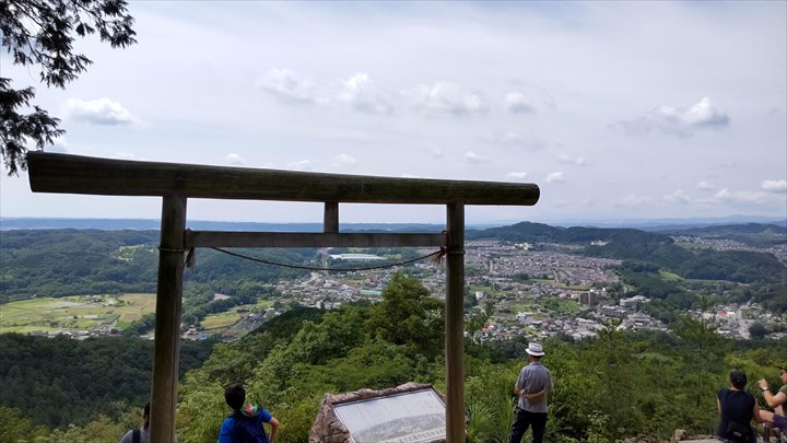 日和田山　二の鳥居からの景色