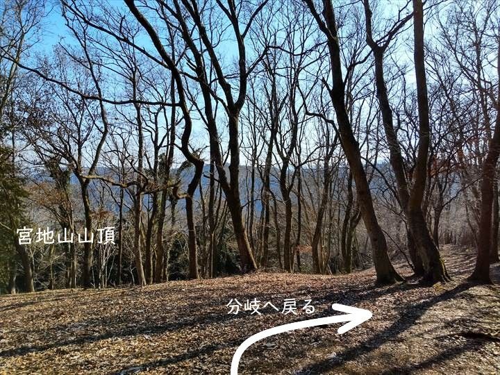 シダンゴ山・宮地山 登山道