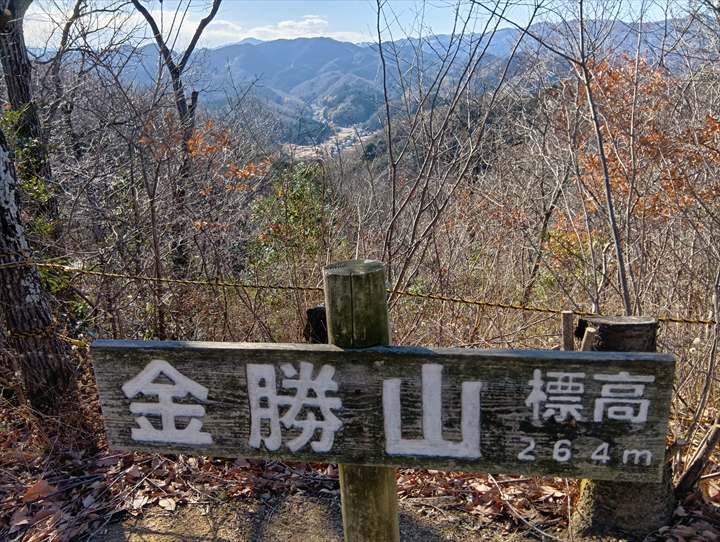 小川げんきプラザ～裏金勝山～金勝山～前金勝山～小川げんきプラザ