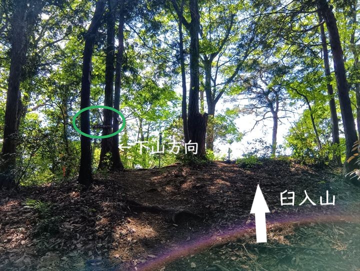 石尊山～臼入山(天ノ峰～臼入山)