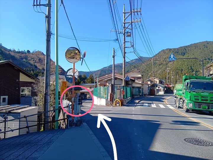 古里駅~坂下登山口トイレ