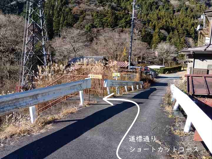 お肉レストラン~奥多摩駅(NO.21分岐)ショートカット