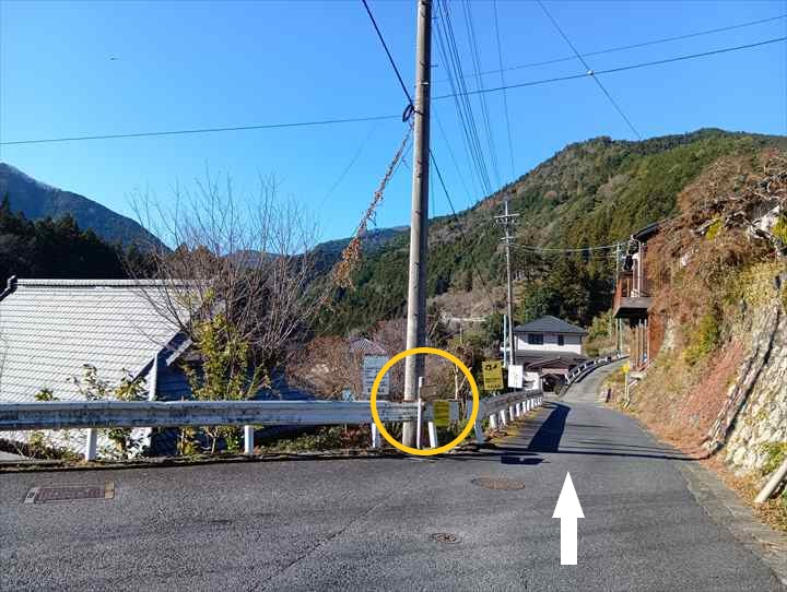 古里駅~坂下登山口トイレ