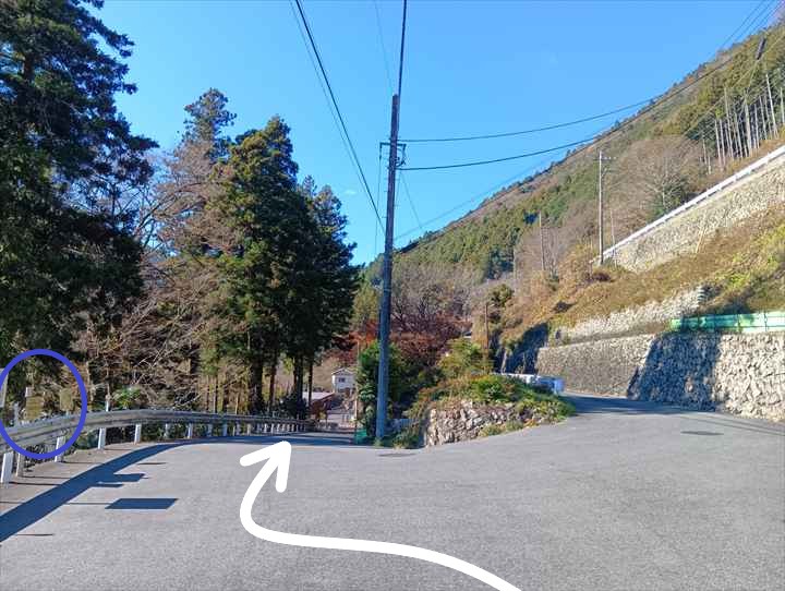 古里駅~坂下登山口トイレ